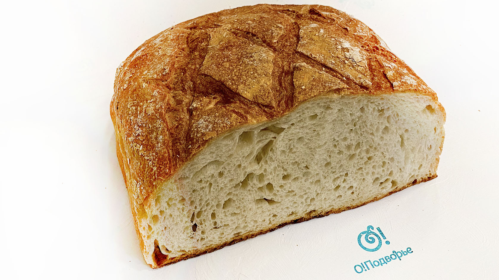 Хлеб Пшеничный бездрожжевой половинка 1000 г Каравай СВ
