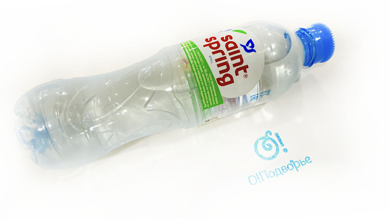 Вода питьевая негазированная "Святой источник" 0,5 литра