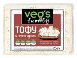 Тофу с хмели-сунели, Veg’s family 250 грамм (зл)  