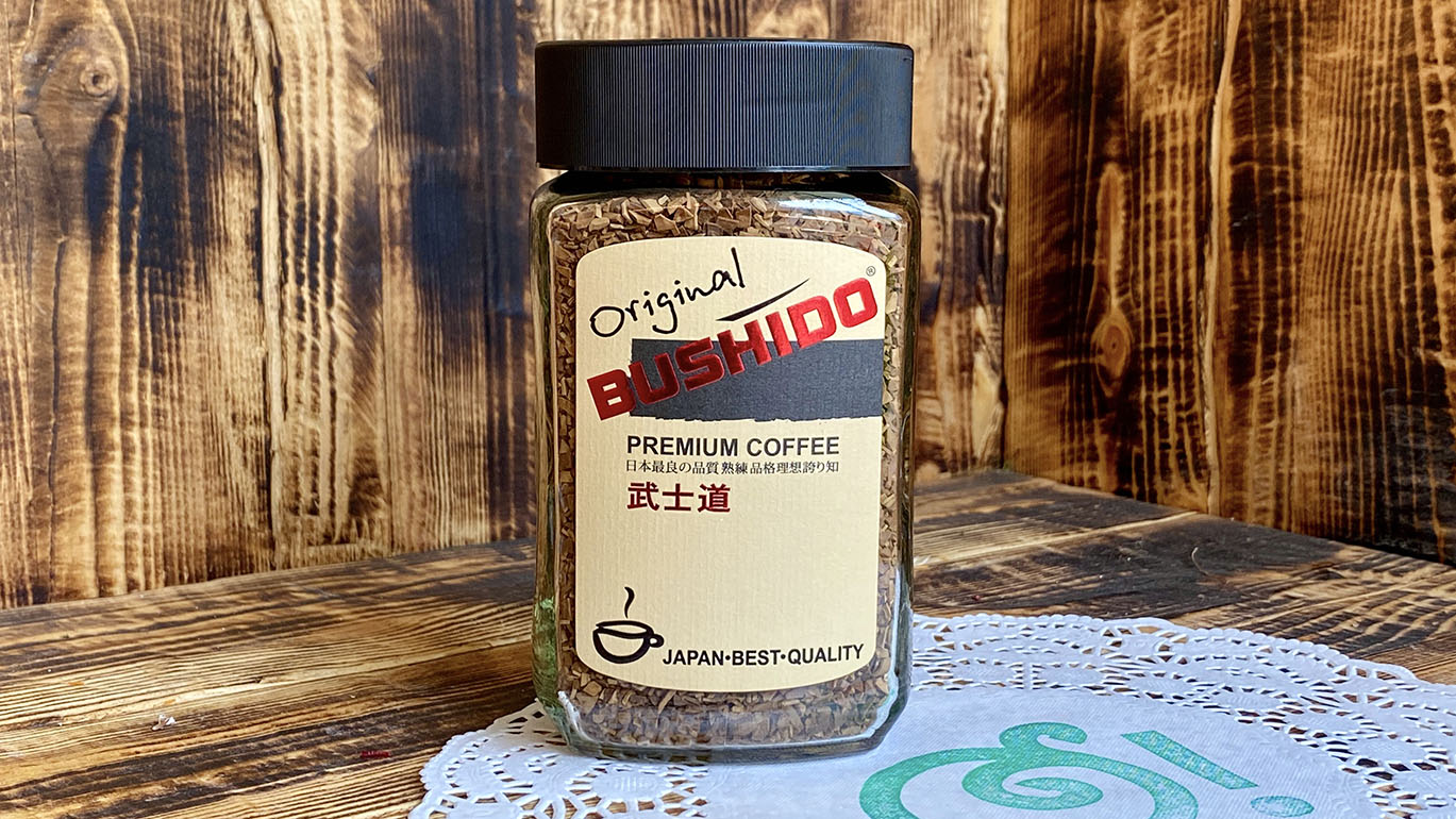 100% натуральный растворимый сублимированный кофе BUSHIDO ORIGINAL Арабика BUENAVENTURA Швейцария 100 грамм