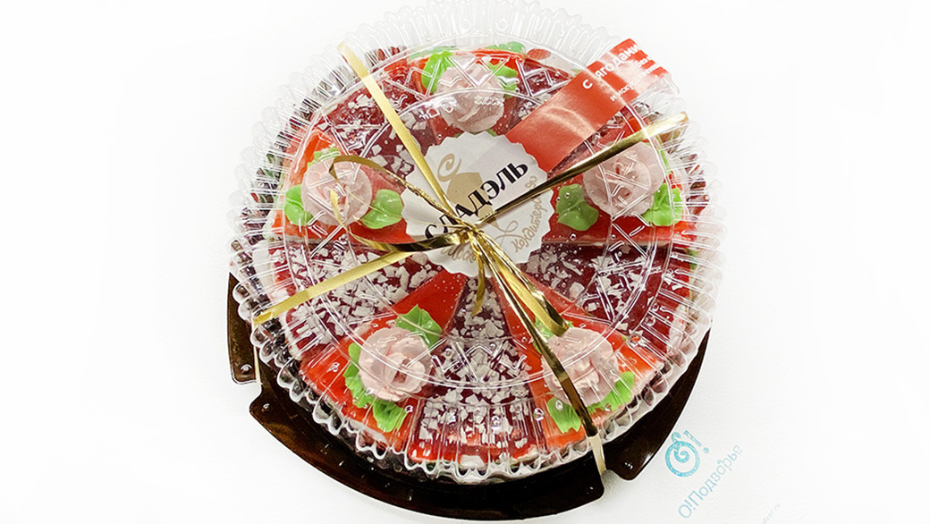 Торт "Клубничный", Сладель, 1000 грамм
