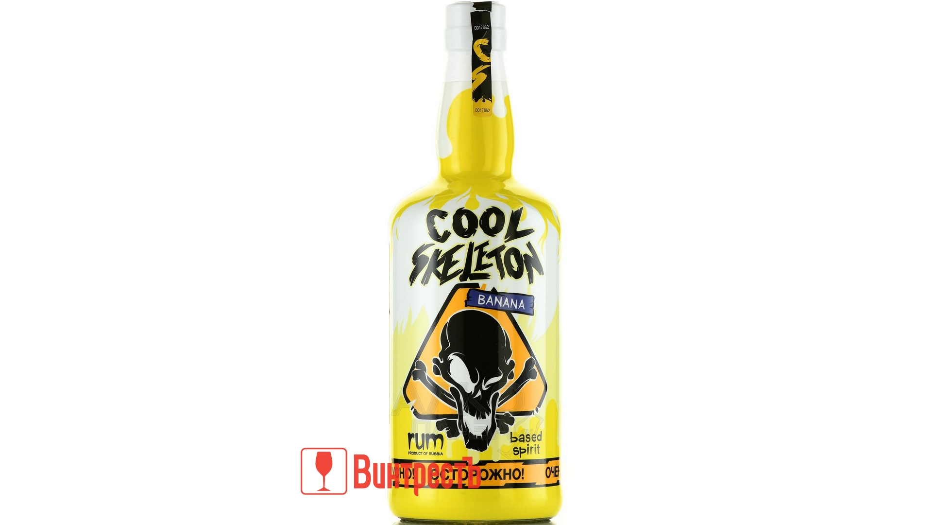РОМОВЫЙ НАПИТОК КУЛ СКЕЛЕТОН БАНАН 0.7Л 