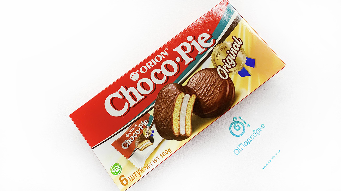 Orion Choco-Pie Original, 6 штук, 180 грамм