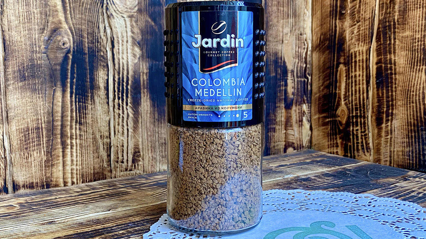 Кофе растворимый сублимированный Жардин Колумбия Меделин 95 грамм