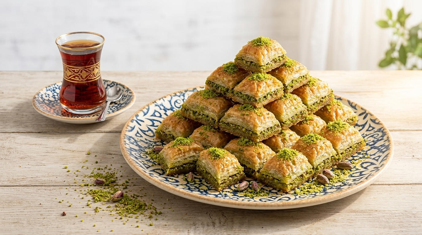 Восточный десерт "Пахлава" фисташковая (Римма)