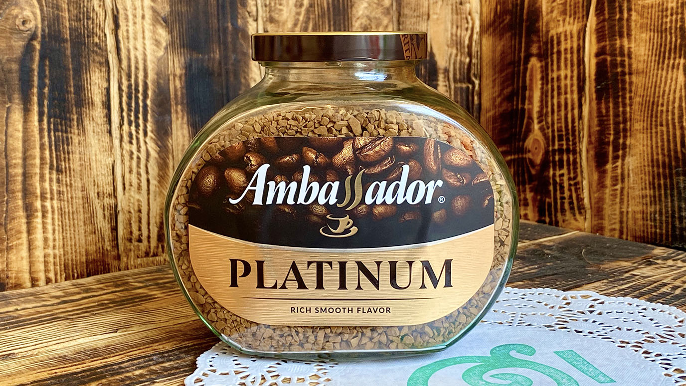 Кофе натуральный растворимый сублимированный "Ambassador""Platinum" 190 грамм