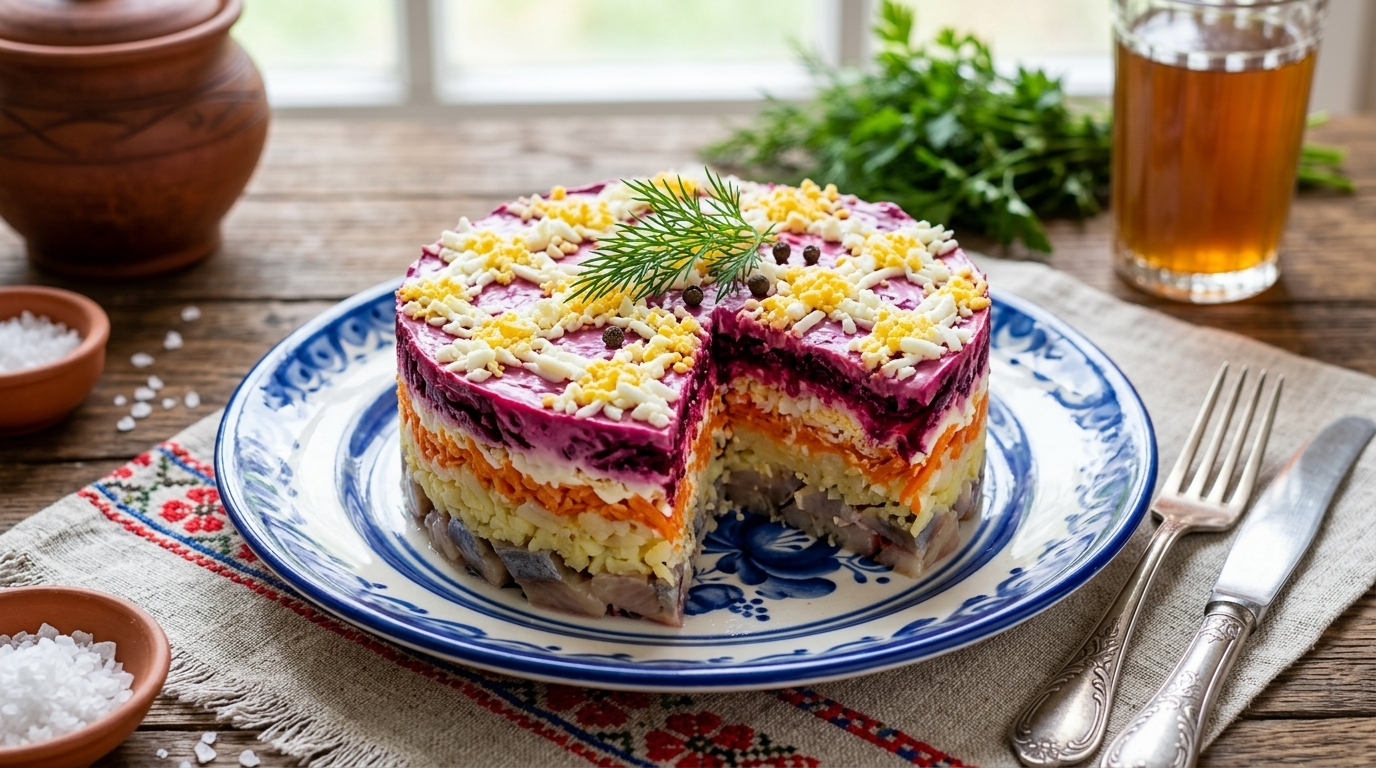 Сельдь под шубой (Домашняя готовая кулинария)