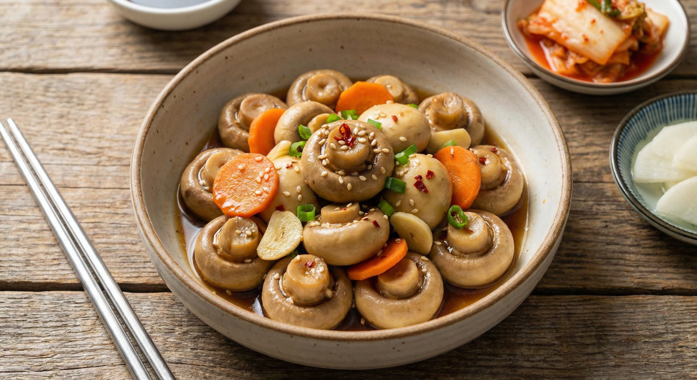 Шампиньоны по корейски