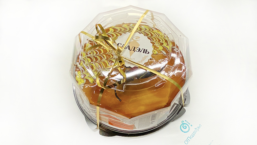 Торт "Карамельный мусс", Сладэль, 950 грамм