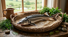 Осетр живой