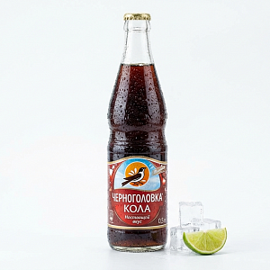 Напиток Черноголовка "Кола" в стекле 0.5 литра (ВТ)