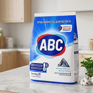 Порошок ABC Автомат, Свежесть гор, 3 кг