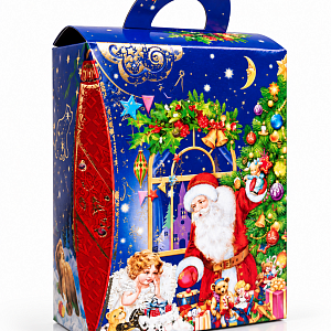 Коробка подарочная новогодняя 15×19×7,5 см