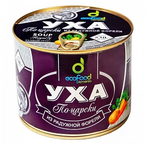 &quot;Ecofood&quot; Уха по-Царски из радужной форели, 530 г (Семь хлебов и рыбы)