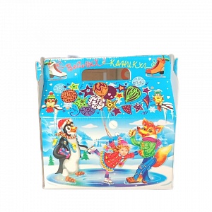 Подарочная новогодняя  коробка &quot;Партфельчик&quot;, 23х17х23 см