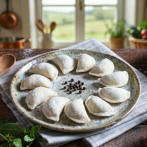 Вареники с сладким творогом