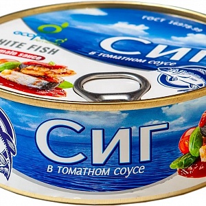 &quot;Ecofood&quot; Сиг в томатном соусе, 240г (Семь хлебов и рыбы)