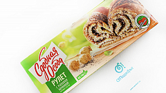 Рулет с маковой начинкой Сдобная особа, 400 грамм