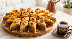 Восточный десерт "Пахлава Бакинская" с грецким орехом (Римма)