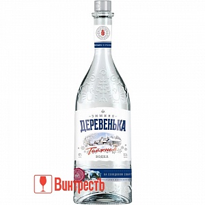 ВОДКА ЗИМНЯЯ ДЕРЕВЕНЬКА ТАЁЖНАЯ 0.5л