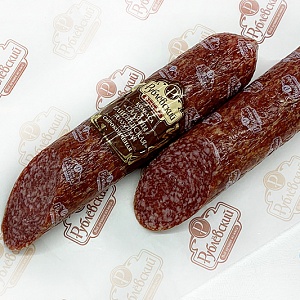 Колбаса "Салями Елисеевская" полусухая сырокопченая (Рублевский)