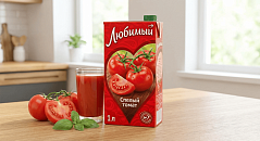 Сок Любимый "Спелый томат" 1 литр (ВТ)
