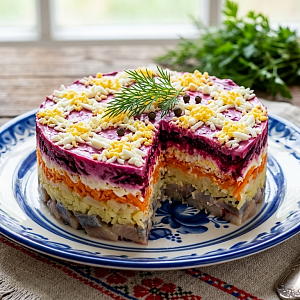 Сельдь под шубой (Домашняя готовая кулинария)