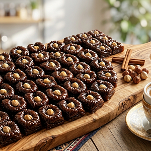 Восточный десерт "Пахлава шоколадная" с фундуком (Римма)