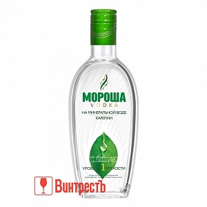 ВОДКА МОРОША НА МИНЕРАЛЬНОЙ ВОДЕ №1 100мл