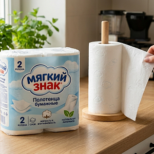 Полотенца бумажные Мягкий знак