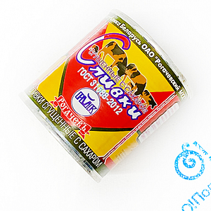 Сливки сгущенные с сахаром  19%, ОАО "Рогачевский МКК", 360 грамм (зл)