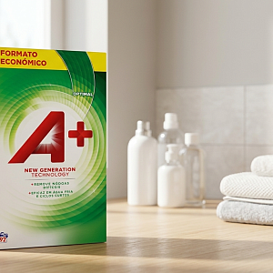 А+ Optimal Стиральный порошок, 5/5,25 кг ( 92 стирки), Испания