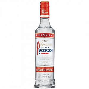 ВОДКА РУССКАЯ (RUSSKAYA) 0.5л