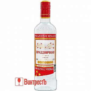 ВОДКА ПРАЗДНИЧНАЯ 0.5л