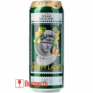 ПИВО СВЕТЛОЕ ХОППИ ЛАГЕР 0.45Л ЖБ 