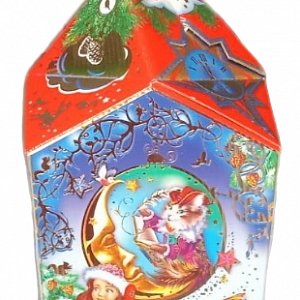 Подарочная новогодняя картонная коробка  &quot;Дворец&quot;, 34х19х35 см