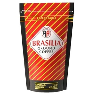 Кофе молотый Royal Armenia Brasilia (Роял Армения), 100 г, пакет(  Семь хлебов и рыбы)