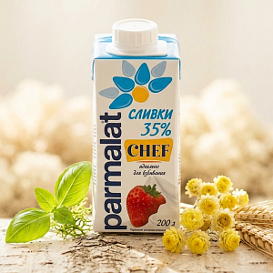 Сливки parmalat 35% 200 гр