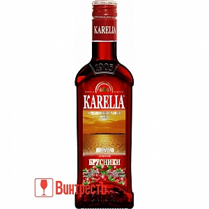 АПЕРИТИВ КАРЕЛИЯ СО ВКУСОМ БРУСНИКИ 0.5л