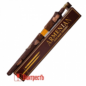 КОНЬЯК ПРОШЯНСКИЙ КЗ САБЛЯ В НОЖНАХ 5ЛЕТ 0.5Л в ПУ
