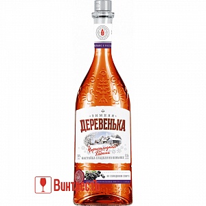 НАСТ.СЛАД. ЗИМНЯЯ ДЕРЕВЕНЬКА ЧЕРНОПЛОДНАЯ РЯБИНА НА КОНЬЯКЕ 0.5л