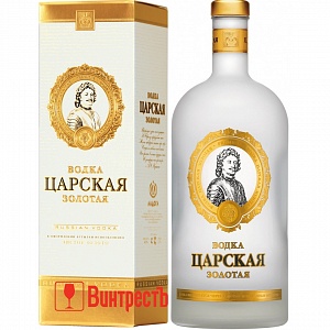 ВОДКА ЦАРСКАЯ ЗОЛОТАЯ 0.7л в ПУ