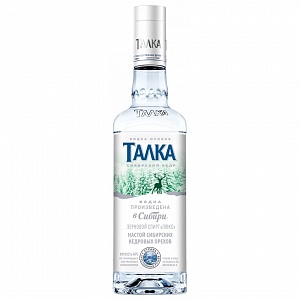 ВОДКА ТАЛКА СИБИРСКИЙ КЕДР 0.5л